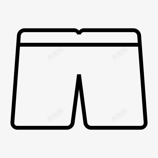 裤子运动衫短裤图标svg_新图网 https://ixintu.com 短裤 裤子 足球 轮廓 运动服 运动衫