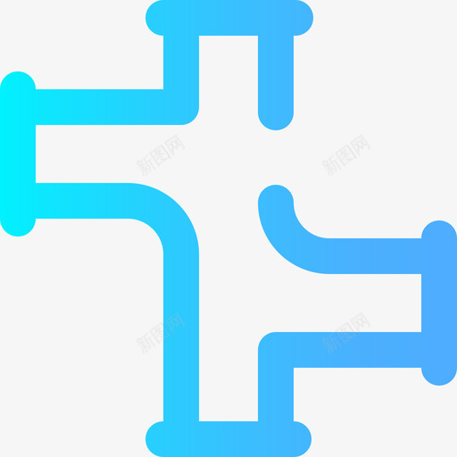 管道管道工21坡度图标svg_新图网 https://ixintu.com 坡度 管道 管道工