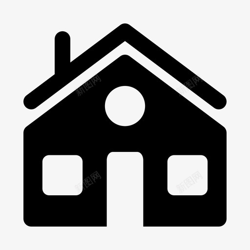 房子建筑商业图标svg_新图网 https://ixintu.com 商业 家庭 建筑 房子 游戏 金融