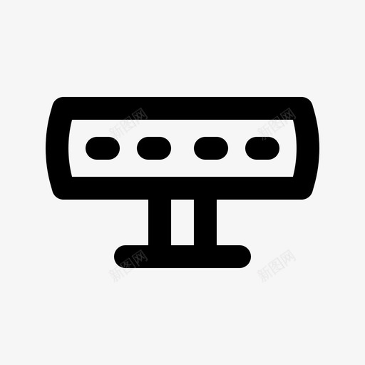 Vr摄像机Vr8线性图标svg_新图网 https://ixintu.com Vr8 Vr摄像机 线性