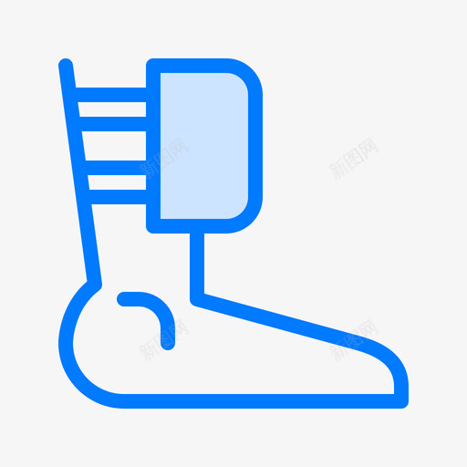 重量拳击8蓝色图标svg_新图网 https://ixintu.com 拳击 蓝色 重量