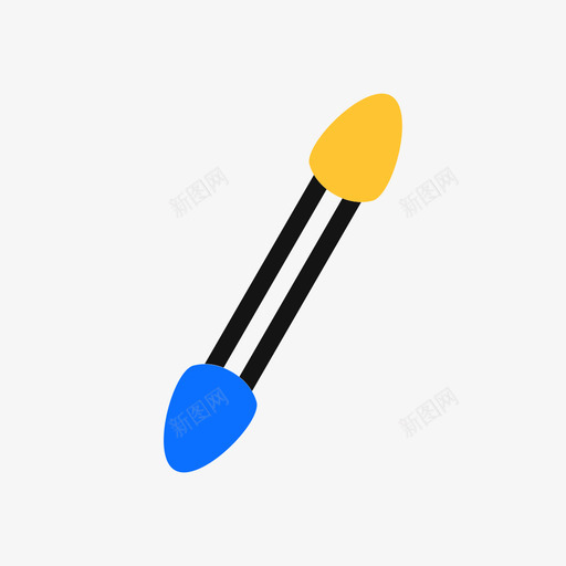 眼影刷svg_新图网 https://ixintu.com 眼影刷 Eye shadow brush