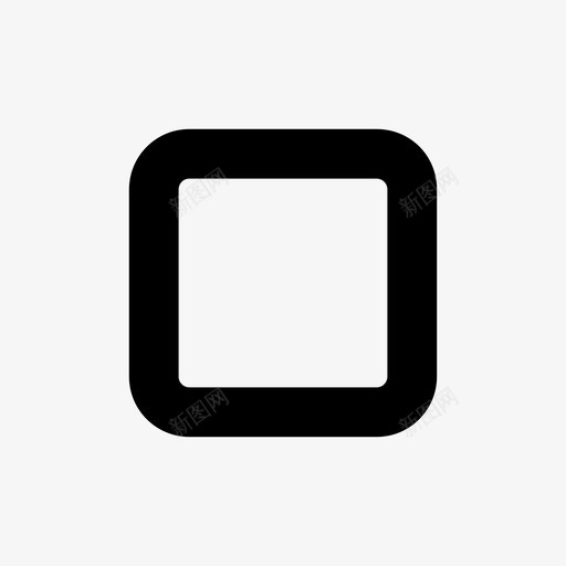 停止音频按钮图标svg_新图网 https://ixintu.com 停止 按钮 方形 音乐 音频