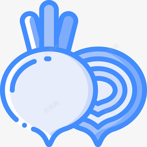 甜菜纯素13蓝色图标svg_新图网 https://ixintu.com 甜菜 纯素 蓝色