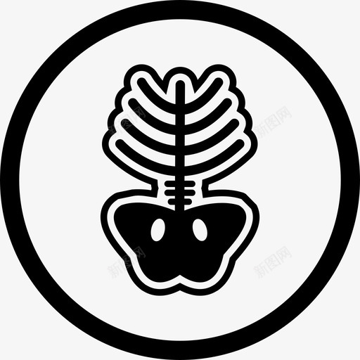 x光骨骼lcd图标svg_新图网 https://ixintu.com lcd 医学 骨骼