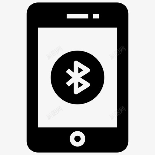 移动蓝牙软件蓝牙应用程序移动蓝牙图标svg_新图网 https://ixintu.com 字形 应用程序 手机 无线 智能 用户界面 移动 蓝牙 软件