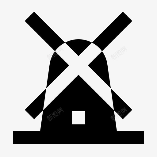 能源和电力风能风力涡轮机图标svg_新图网 https://ixintu.com 24像素 涡轮机 电力 能源 雕文 风力 风能 风车 风车塔