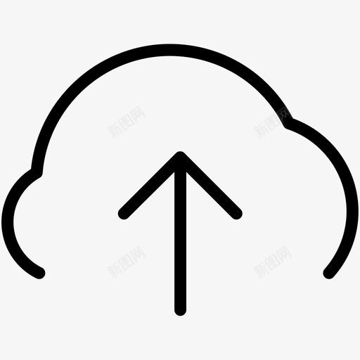 网络硬盘_上传svg_新图网 https://ixintu.com 网络硬盘_上传