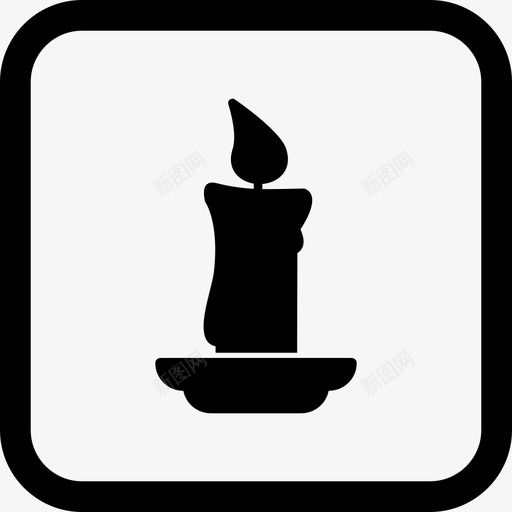 蜡烛万能的生日火图标svg_新图网 https://ixintu.com 万能的生日 火 蜡烛