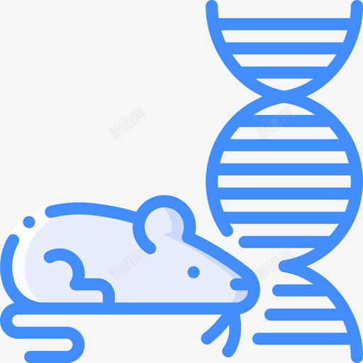 老鼠遗传学和生物工程4蓝色图标svg_新图网 https://ixintu.com 生物工程 老鼠 蓝色 遗传学