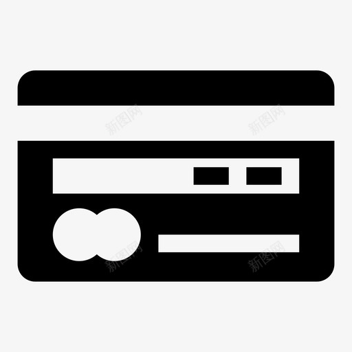 维萨卡银行身份证图标svg_新图网 https://ixintu.com 维萨 身份证 银行
