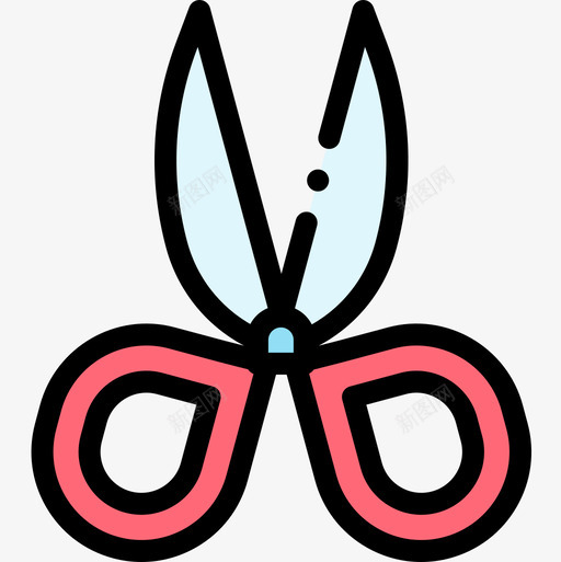 剪刀手工艺品6线性颜色图标svg_新图网 https://ixintu.com 剪刀 手工艺品 线性 颜色