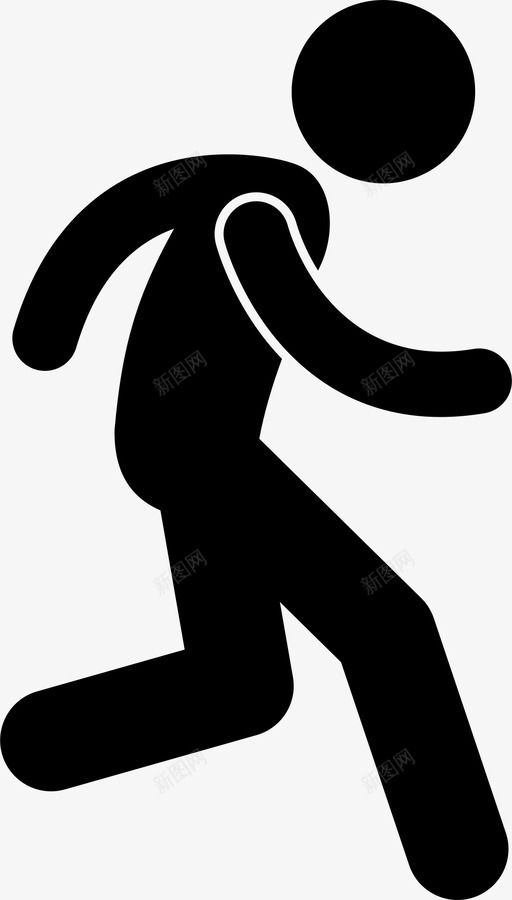 逃犯逃跑监狱图标svg_新图网 https://ixintu.com 囚犯 监狱 逃犯 逃跑