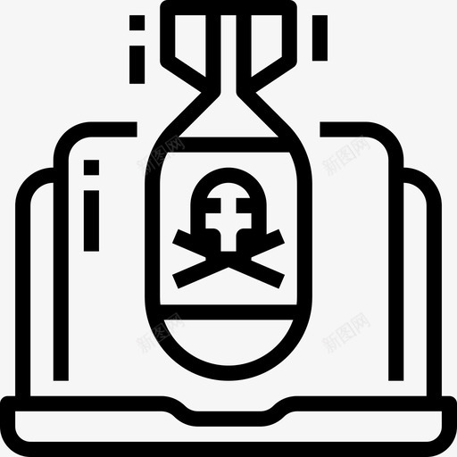 网络攻击网络安全24线性图标svg_新图网 https://ixintu.com 攻击 线性 网络 网络安全