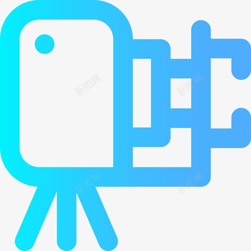 旧相机摄影97渐变图标svg_新图网 https://ixintu.com 摄影97 旧相机 渐变
