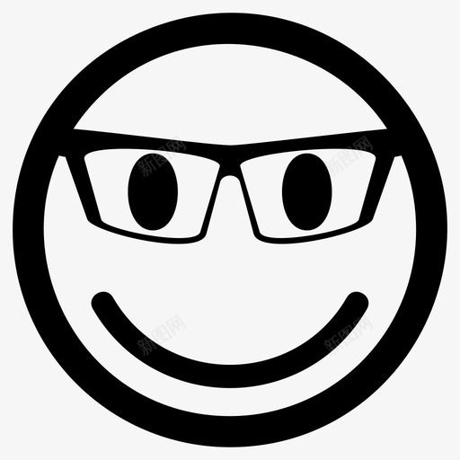 眼镜表情符号护目镜图标svg_新图网 https://ixintu.com 护目镜 眼睛 眼镜 符号 表情 镜框 镜片