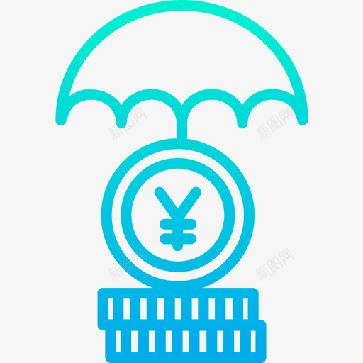 Yenstartup66梯度图标svg_新图网 https://ixintu.com Yen startup 梯度