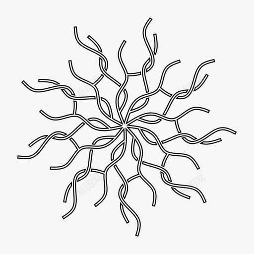 灌木树篱灌木丛图标svg_新图网 https://ixintu.com 木本植物 树篱 灌木 灌木丛