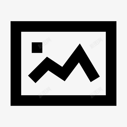框架画廊图标svg_新图网 https://ixintu.com 印刷和造型轮廓24像素 图像 图片 框架 画廊 相框 设计