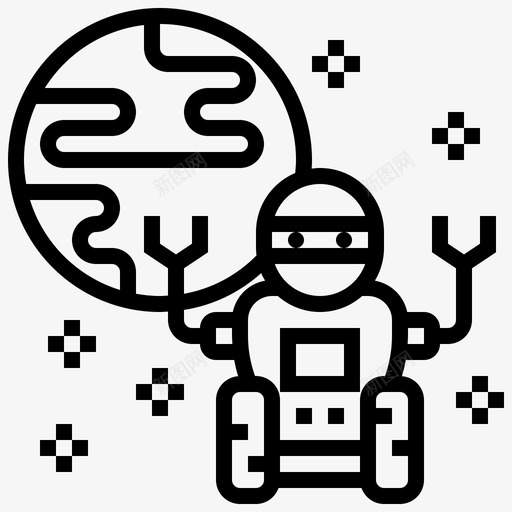 勘测探险家行星图标svg_新图网 https://ixintu.com 勘测 宇航技术1 探险家 机器人 漫游者 行星