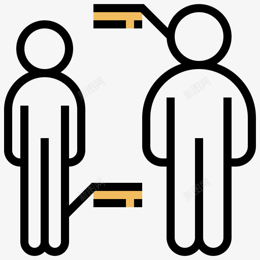 Bmi健康检查7黄影图标svg_新图网 https://ixintu.com Bmi 健康 检查 黄影