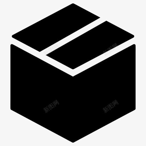 订单盒子送货图标svg_新图网 https://ixintu.com 产品 包装 电子商务 盒子 订单 送货