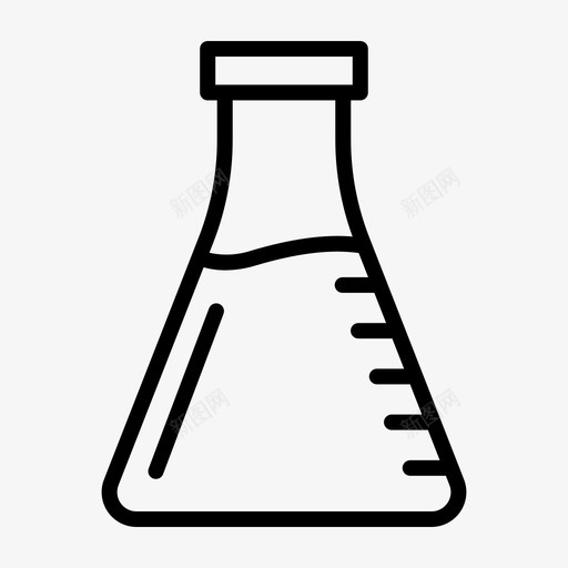 化学12学院线性图标svg_新图网 https://ixintu.com 化学 学院 线性