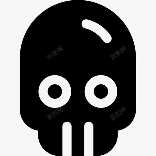 颅骨医学33填充图标svg_新图网 https://ixintu.com 医学33 填充 颅骨