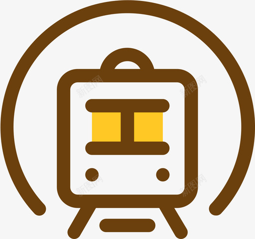 地铁svg_新图网 https://ixintu.com 地铁 轻轨 地下铁路 metro subway 线性 扁平 精美 简约 圆润