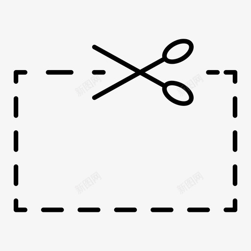 优惠券剪切折扣图标svg_新图网 https://ixintu.com 优惠券 剪刀 剪切 折扣 线上购物线图标2019 虚线