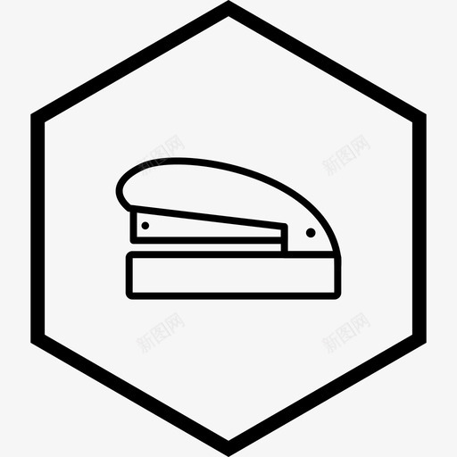订书机办公室纸张图标svg_新图网 https://ixintu.com 办公室 纸张 订书机 通用
