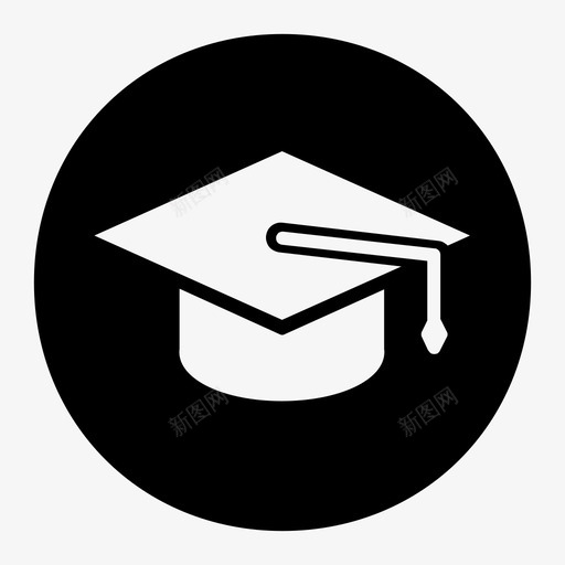 毕业生学位学历图标svg_新图网 https://ixintu.com 学位 学历 学校 毕业帽 毕业生 知识