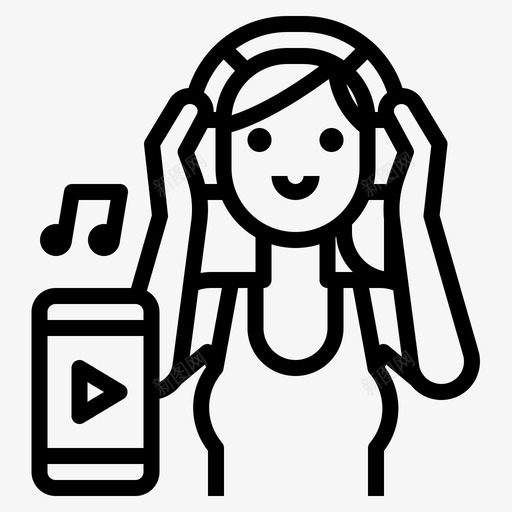 女人人与生活方式1直系图标svg_新图网 https://ixintu.com 人与 女人 生活方式 直系