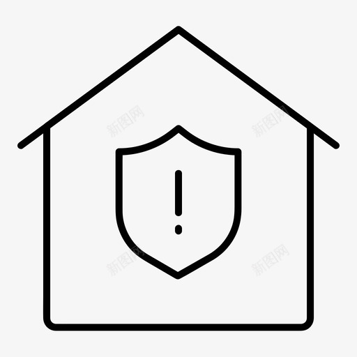 主警报错误安全图标svg_新图网 https://ixintu.com 主警报 安全 未保护 警告 错误