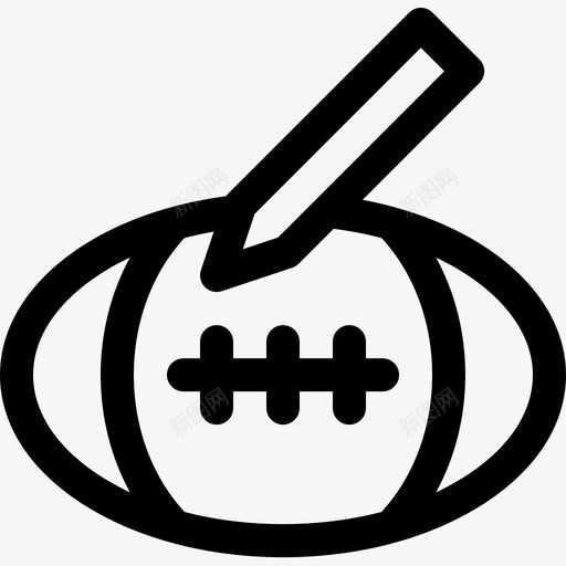 橄榄球名声27直系图标svg_新图网 https://ixintu.com 名声 橄榄球 直系