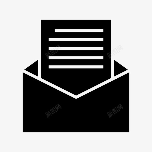 邮件电子邮件收件箱图标svg_新图网 https://ixintu.com 信件 收件箱 新邮件 电子邮件 邮件