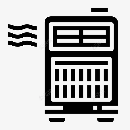 电加热器技术暖气图标svg_新图网 https://ixintu.com 冬季 加热器 固态 图标 技术 暖气