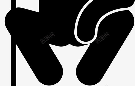 高尔夫球童球童旗帜图标svg_新图网 https://ixintu.com 手持 旗帜 球员 球手 球童 高尔夫
