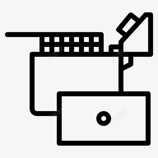 电炸锅家用电器17概述图标svg_新图网 https://ixintu.com 家用电器 概述 炸锅