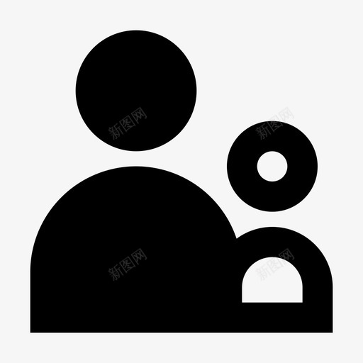 商务和办公客户沟通图标svg_新图网 https://ixintu.com 商务和办公 商务和办公字形24像素 客户 沟通 用户 社交媒体 讨论
