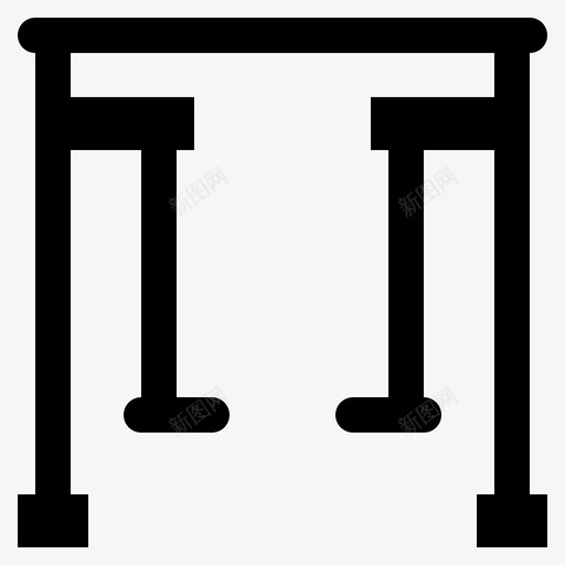 健身器材健身93字形图标svg_新图网 https://ixintu.com 健身 健身器材 字形