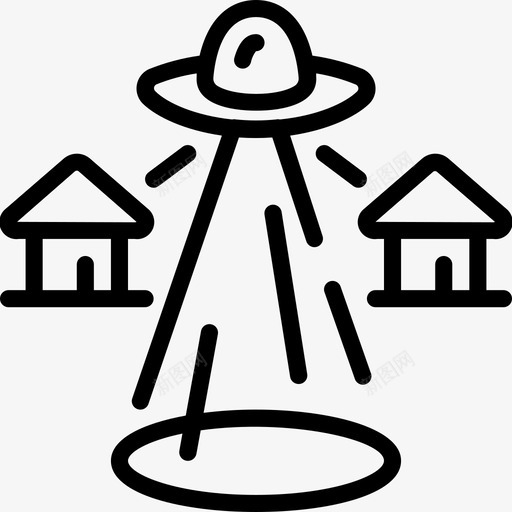 绑架外星不明飞行物7直系图标svg_新图网 https://ixintu.com 不明飞行物 外星 直系 绑架