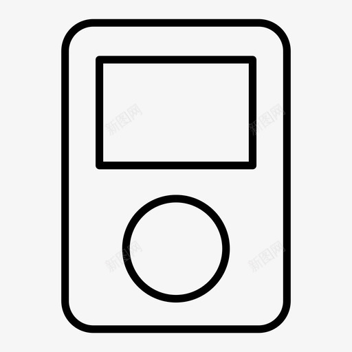 音乐播放器音频技术图标svg_新图网 https://ixintu.com 技术 播放器 音乐 音频