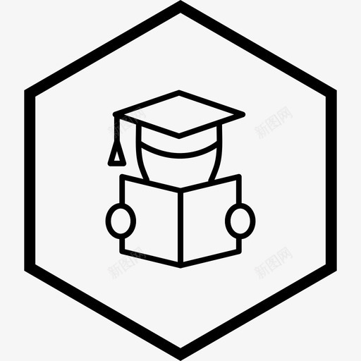 阅读教育学生图标svg_新图网 https://ixintu.com 学习 学生 教育 阅读