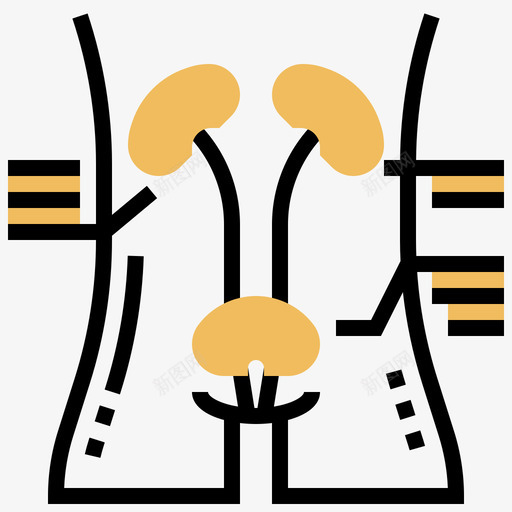 血液健康检查7黄色阴影图标svg_新图网 https://ixintu.com 健康 检查 血液 阴影 黄色