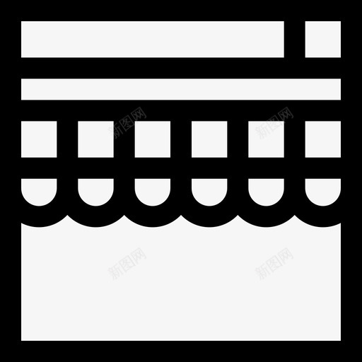 网上商店零售41直营图标svg_新图网 https://ixintu.com 直营 网上商店 零售