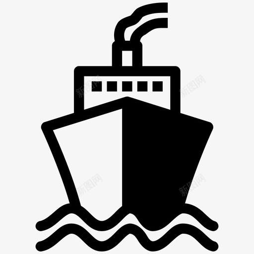 船航海帆船图标svg_新图网 https://ixintu.com 帆船 航海 轮子
