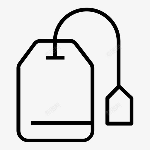 茶包咖啡店系列图标集1svg_新图网 https://ixintu.com 咖啡店 图标 系列 茶包