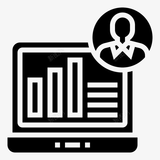 人口统计分析图表图标svg_新图网 https://ixintu.com 人口统计 信息图表 分析 图表 报告 数字银行字形 笔记本电脑