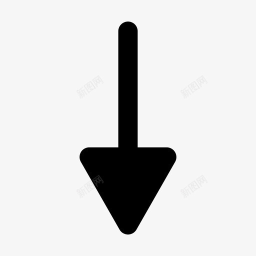 下箭头丢失图标svg_新图网 https://ixintu.com 下载 丢失 保存 字形 箭头